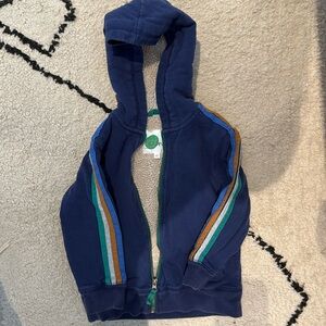 Mini Boden cozy hooded sweatshirt size 4-5
